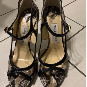 Jimmy Choo Python Heels